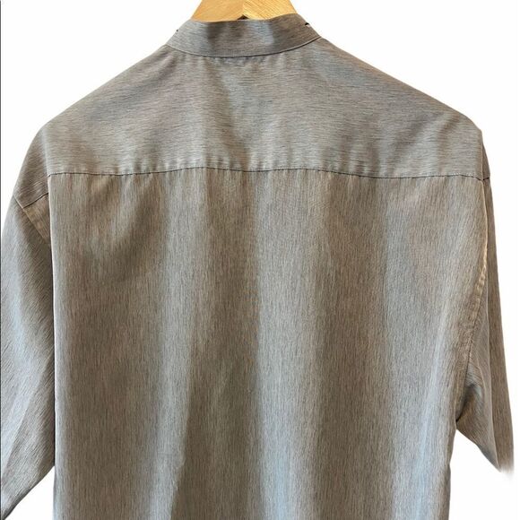 MENS BRUTTINI Grey Button Up Dress Shirt Italian S - Picture 7 of 10